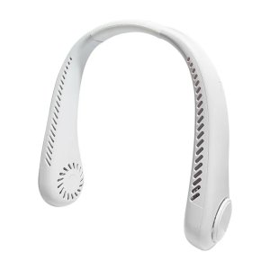 MINI NECK FAN PORTABLE BLADELESS HANGING NECK 1200MAH RECHARGEABLE AIR COOLER 3 Speed Mini Summer Sports Fans